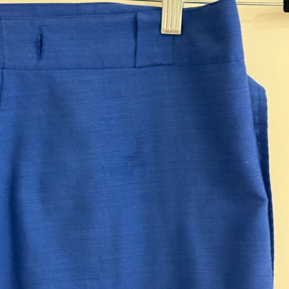 Flowy Adjustable Boho Wrap Skirt Metallic Flowers Blue Copper OS - Picture 7 of 7